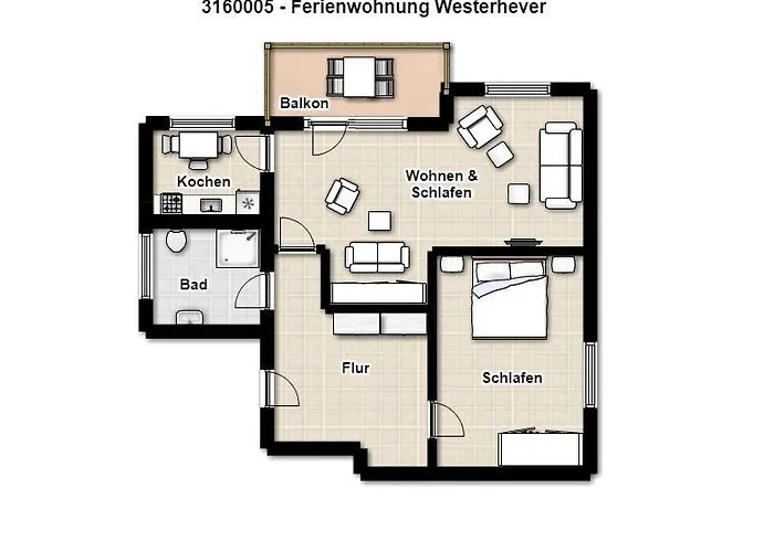 Luv Und Lee Westerhever 아파트 *